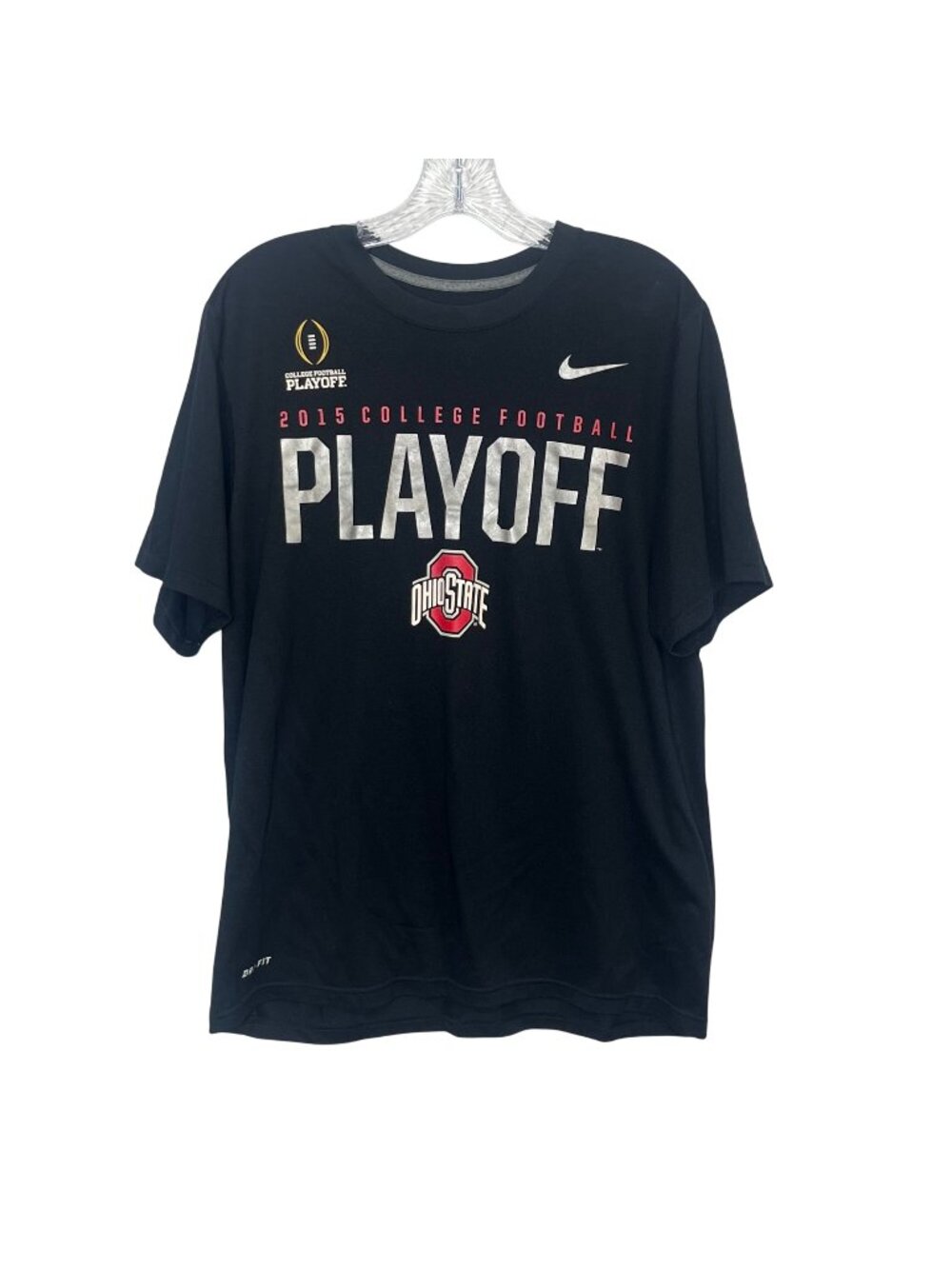 Nike Ohio State Buckeyes‎ 2015 College Football Playoff TShirt Mens Large Black